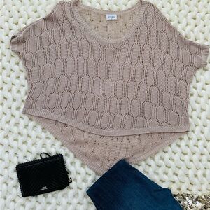 Anthropologie Beige Knit Top